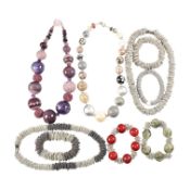 COLLECTION OF DESIGNER NECKLACES & BRACELETS