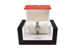 LADIES TISSOT PR50 STAINLESS STEEL BI-COLOUR WRISTWATCH