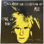 AFTER ANDY WARHOL - WILLIAMS COLLEGE PRINT ON BOARD