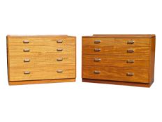 REMPLOY - PAIR OF MINISTRY OF DEFENCE CHEST OF DRAWERS