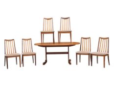 LESLIE DANDY FOR G-PLAN FURNITURE- 1960S TEAK DINING ROOM SUITE