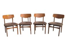 G-PLAN FURNITURE - MID CENTURY SET OF FOUR TEAK DINING ROOM CHAIRS