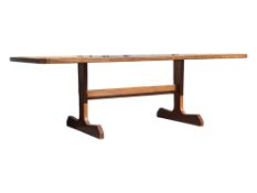 G PLAN FURNITURE - MID CENTURY TEAK & GLASS TILE TOP COFFEE TABLE