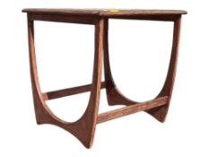 1970S G-PLAN FURNITURE ASTRO TEAK TILE TOPPED SIDE / COFFEE TABLE