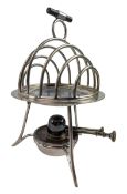 ASPREY OF LONDON - CIRCA 1900 SILVER PLATED HEATED TOAST RACK