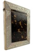 VICTORIAN 19TH CENTURY MOTHER OF PEARL INLAID AND TORTOISHELL CARD CASE