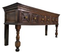 JACOBEAN 17TH CENTURY OAK WOOD SIDEBOARD DRESSER BASE