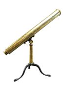 19TH CENTURY VICTORIAN CENTURY BRASS TELESCOPE BY BROADHURST