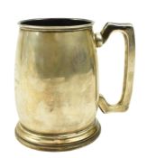 GEORGE V HALLMARKED SILVER PRESENTATION TANKARD