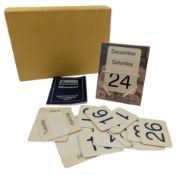 MILLENIUM YEAR HALLMARKED SILVER DESK TOP PERPETUAL CALENDAR