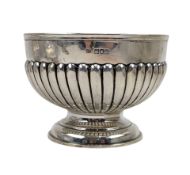 19TH CENTURY LATE VICTORIAN HALLMARKED SILVER ROSE BOWL