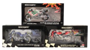 DIECAST - MINICHAMPS 1/12 SCALE MOTORBIKES