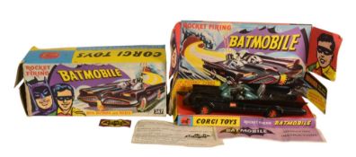 DIECAST - VINTAGE CORGI TOYS ROCKET FIRING BATMOBILE