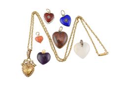 VICTORIAN HEART PENDANT NECKLACE & OTHER HEART PENDANTS