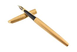 WATERMAN PLAQUE OR G FOUNTAIN PEN WITH 18CT GOLD NIB