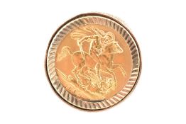 9CT GOLD 1962 FULL SOVEREIGN RING