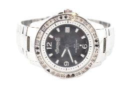 INGERSOLL GEMS PILOT STAINLESS STEEL WRISTWATCH