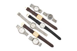 COLLECTION OF GENTLEMANS SEIKO WRISTWATCHES