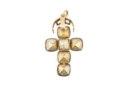 GOLD ON SILVER MASONIC ORB PENDANT