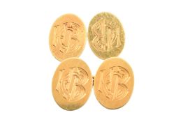 PAIR OF 18CT GOLD HALLMARKED CUFFLINKS