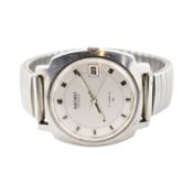 MID CENTURY SEIKO AUTOMATIC STAINLESS STEEL WRISTWATCH