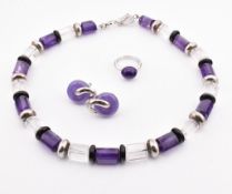 KAI YIN LO - A COLLECTION OF SILVER & GEM SET JEWELLERY