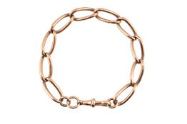 9CT GOD FANCY LINK BRACELET