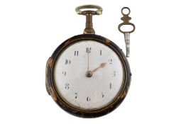 19TH CENTURY FUSEE MOVEMENT GREENWOOD OF ROCHESTER POCKET WATCH