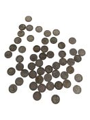 COLLECTION OF BRITISH SILVER ONE SHILLING COINS
