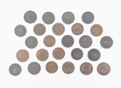 COLLECTION OF 18TH & 19TH CENTURY CONDER HALF PENNY TOKENS