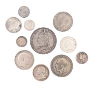 COLLECTION OF BRITISH & FOREIGN CIRCULATED SILVER COINS