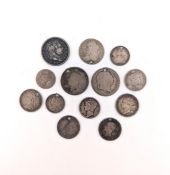 COLLECTION OF BRITISH & FOREIGN CIRCULATED SILVER COINS