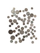 COLLECTION OF BRITISH .500 SILVER CIRCULATED COINS