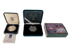 THE ROYAL MINT - TWO SILVER COMMEMORATIVE COINS