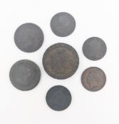 COLLECTION OF KING GEORGE III & GEORGE IV COPPER COINS