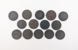 COLLECTION OF EARLY 19TH CENTURY CONDER TOKENS
