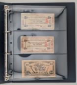 COLLECTION OF PHILIPPINES GUERILLA CURRENCY BANKNOTES