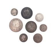 COLLECTION OF 18TH & 19TH CENTURY BRITISH SILVER COINS