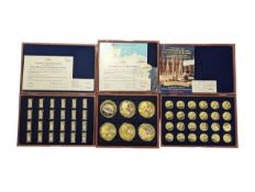WINDSOR MINT - THREE COMMEMORATIVE COIN SETS