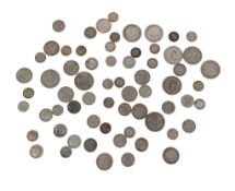 COLLECTION OF BRITISH .500 SILVER CIRCULATED COINS
