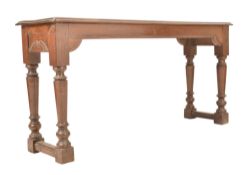 18TH CENTURY CARVED OAK WINDOW SEAT BENCH