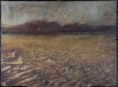 MORRIS (20TH CENTURY) - UNTITLED OIL ON CANVAS LANDSCAPE PAINTING