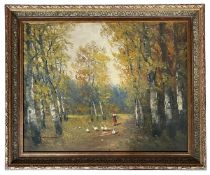 UNKNOWN LATE 19TH/EARLY 20TH CENTURY CONTINENTAL OIL ON CANVAS