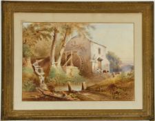 W. STEVENS (19TH CENTURY) - UNTITLED WATERCOLOUR ON PAPER PAINTING