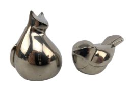 DANSK DESIGNS - TWO RETRO JAPANESE DESIGNER PAPERWEIGHTS