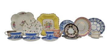 COLLECTION OF 19TH CENTURY & LATER ENGLISH FINE BONE CHINA PIECES
