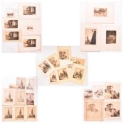 A. E. BORTHWICK (1871-1955) - CIRCA 31 ETCHINGS OF CHURCH WITH PHOTO