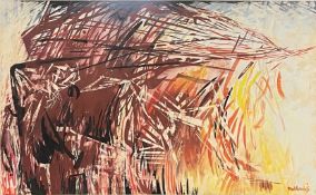 GEORGE MELHUISH (1916-1985) - UNTITLED ABSTRACT GOUACHE ON PAPER