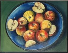 POLLY MILLER (LATE 20TH CENTURY) - OIL ON CANVAS STILL LIFE PAINTING