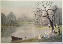 HELEN LAYFIELD BRADLEY (1900-1979) - APRIL - LIMITED EDITION PRINT